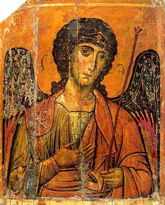 Michael the Archangel. A 13th Century Byzantine icon from the Monastery of St. Catherine, Sinai