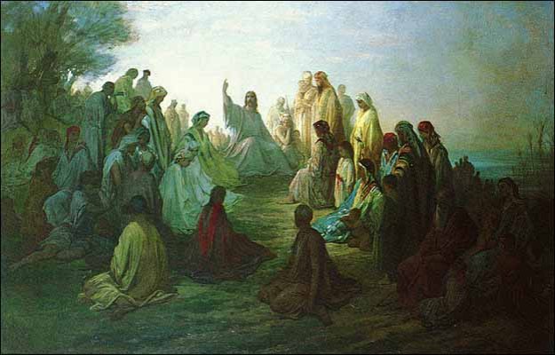 Gustave Dore, Jesus Prechant Sur La Montagne (1865)